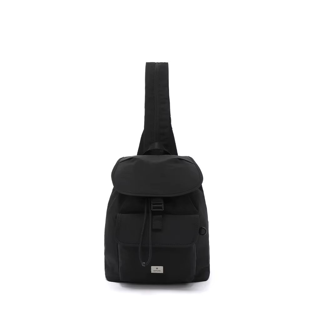 Sac à dos mini 9L Snow Peak couleur unie, bretelles convertibles 2-en-1, léger, polyvalent, sac à do