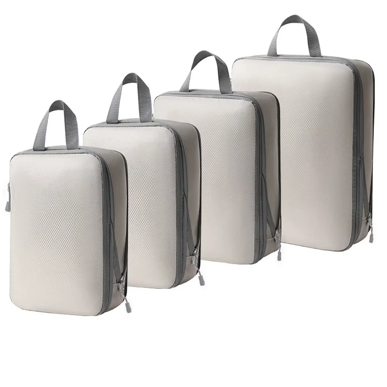 Ensemble de Cubes d'emballage compressés, 4 pièces, sac de rangement pour vêtements de voyage, valis