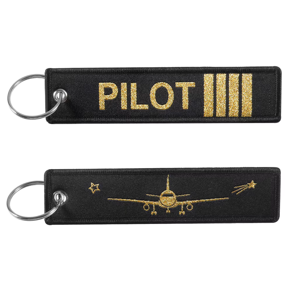 Porte-clés tissés pour retirer avant le vol, étiquette spéciale pour bagages, chaîne d'avion, cadeau
