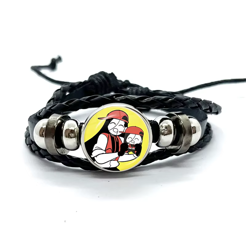 Bracelets en cuir multi-couches tressés, style esthétique Yi xi Singer, inspirés de l'album Butcher,