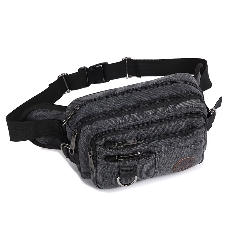 Sac de taille pour homme, sac de voyage avec bretelles réglables, idéal pour la randonnée et le camp
