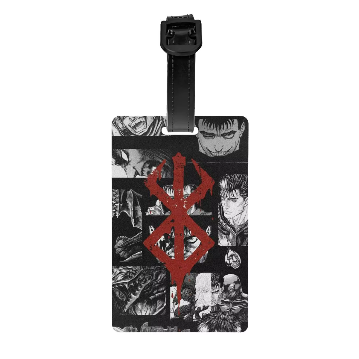 Étiquettes de bagage Guts, l'épéeur de Berserk, manga et anime japonais, accessoires de valise, étiq