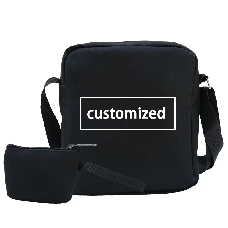 Bricolage sac de messager personnaliser votre Logo nom Image femmes sac de messager dames épaule sac