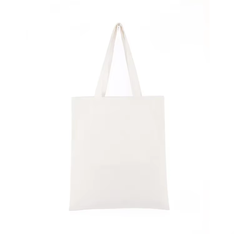 Créez votre propre design avec ce sac cadeau blanc réutilisable, parfait pour les fêtes, les vacance