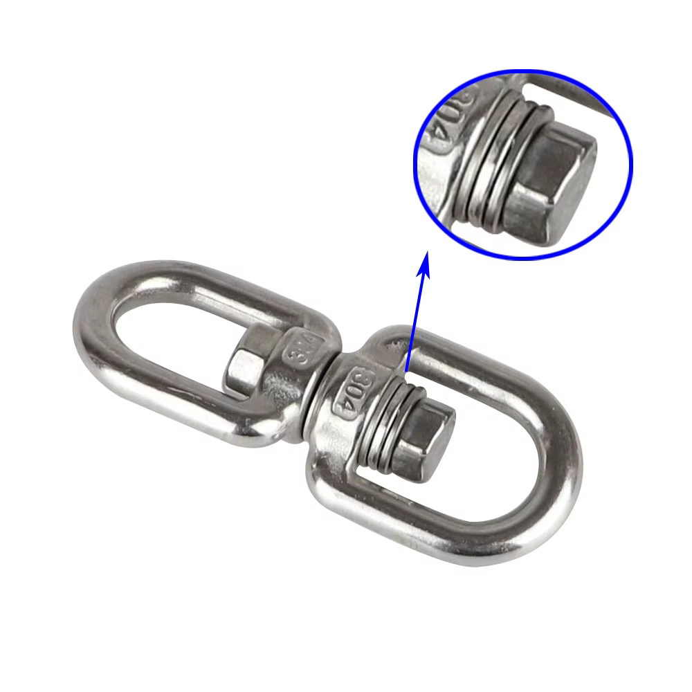 Giroir à roulement M8, 360 °   Accessoire de suspension de dispositif rotatif pour balançoire d'arbr