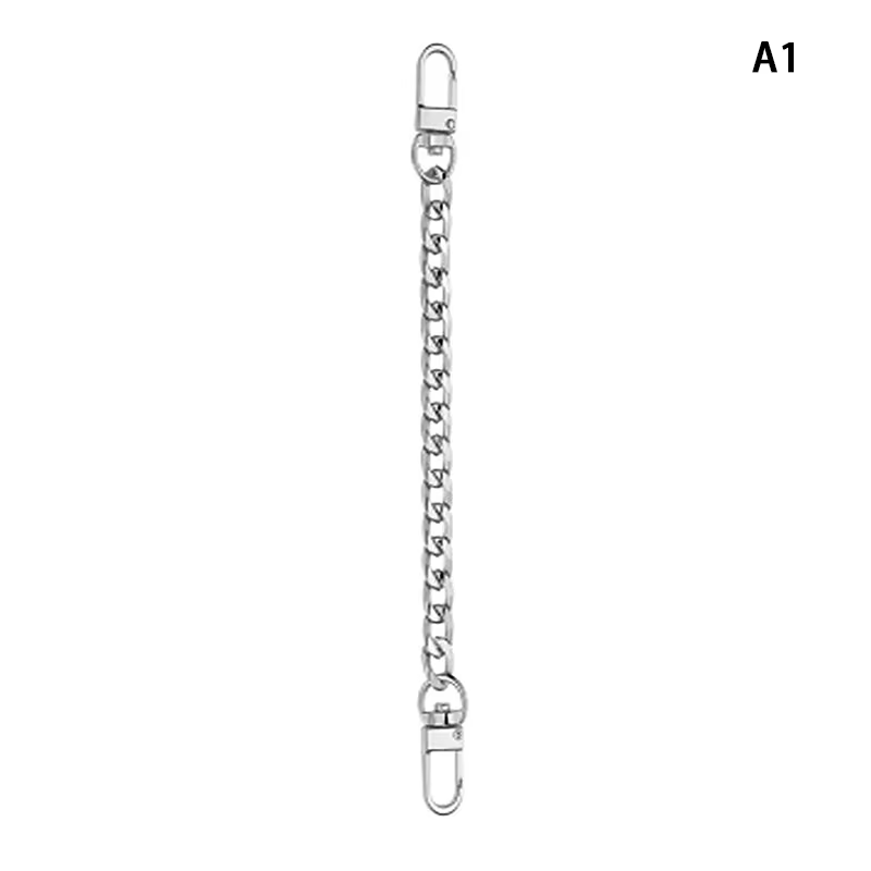 Chaîne de sac, accessoires de sangle, Extension de 20cm, chaîne en métal, couleur unie, chaîne de br
