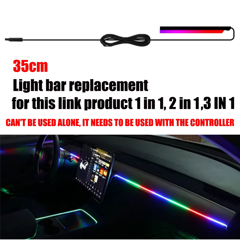 LED voiture lumière ambiante accessoires LED lucarne bricolage Streamer LED intérieur symphonie lumi