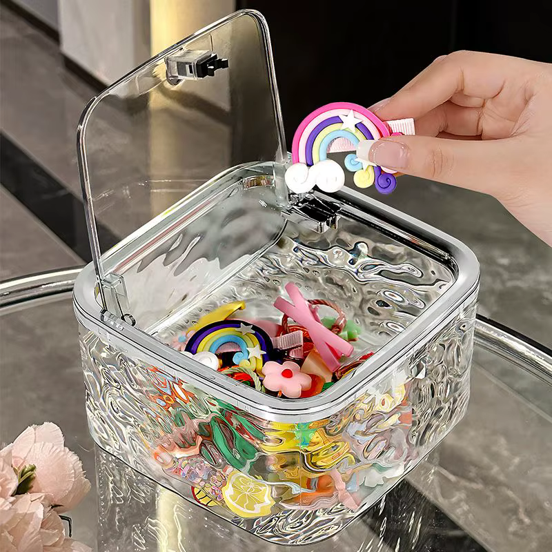 Boîte de rangement d'accessoires pour cheveux pour enfants, épingle à cheveux de bureau pour fille,