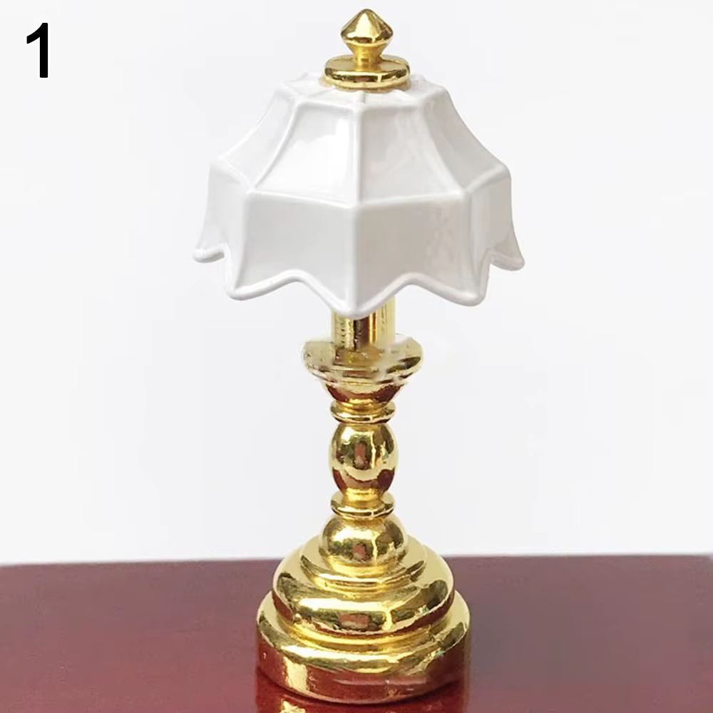 Accessoires meubles de maison de poupée jouet maison décor cristal applique murale Miniature lampada