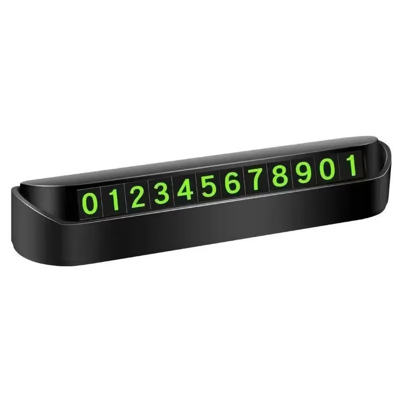 Carte de stationnement temporaire pour voiture avec numéro de téléphone – Accessoire automobile, out