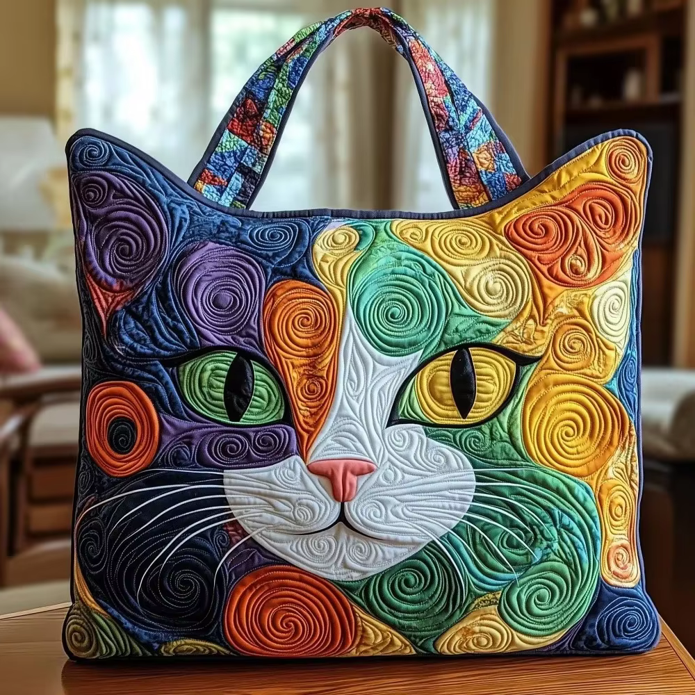 Sac fourre-tout matelassé vintage pour femme, sac de voyage léger, sac à main en coton, sac à bandou