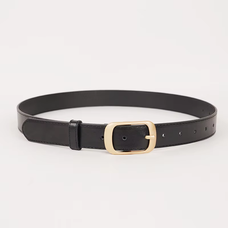 Ceinture pour femme, ceinture polyvalente de haute qualité, ceinture en cuir de vache véritable, bou