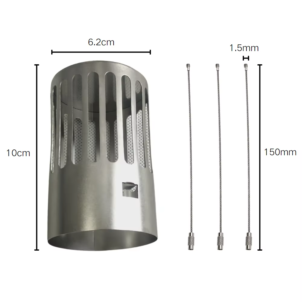 TEKL extérieur pare-étincelles de cheminée accessoires de poêle à bois tente poêle Kit de tuyau de c