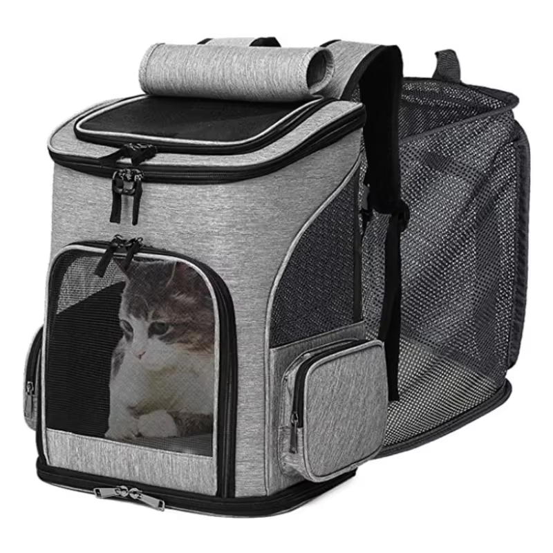 Sac à dos portable pour chat, sac extérieur pliable pour petit chien et chat, sac extérieur extensib
