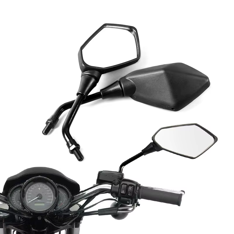 2 pièces/paire universel 8mm 10mm moto miroir Scooter e-bike rétroviseurs électromobile arrière côté
