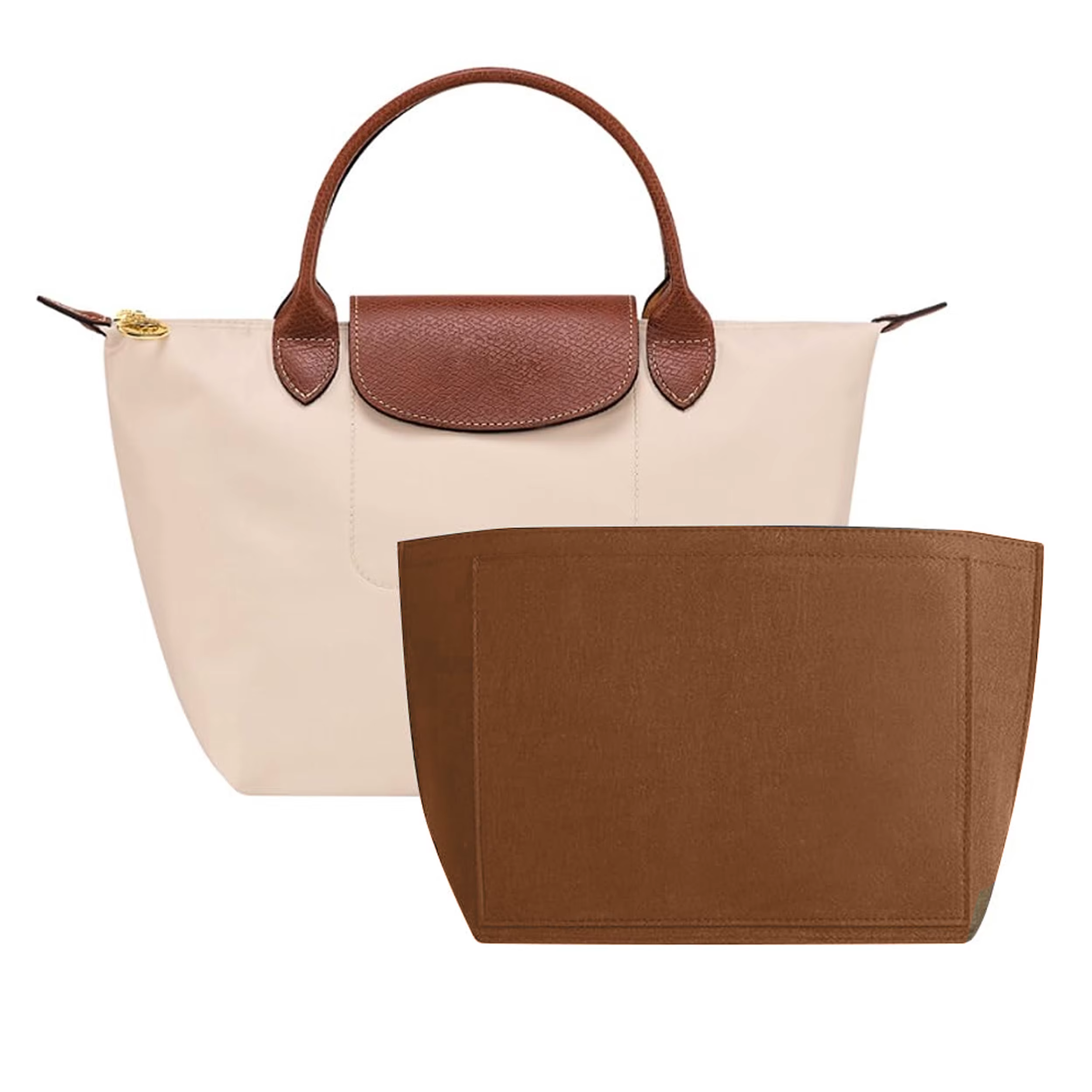 Sac à insérer en feutre adapté au sac à main Longchamp, sac de doublure en tissu feutré, sac de maqu