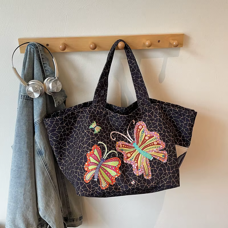 Sac de voyage décontracté pour femmes, sac à bandoulière de styliste, sac de Shopping de grande capa