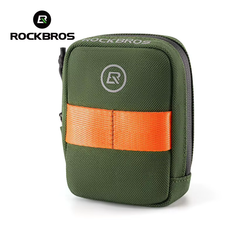 Sacoche de selle de vélo ROCKBROS sécurisée par système de fixation, 0,35 L de capacité de rangement