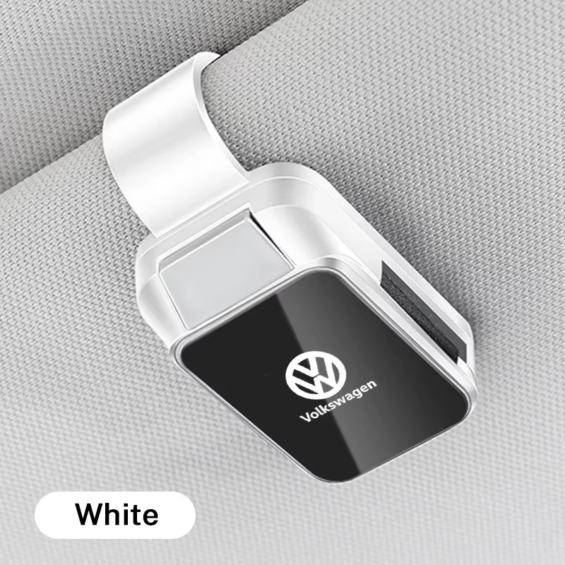 Support de lunettes de voiture, étui à lunettes de soleil, pince à lunettes pour Volkswagen GTI Polo