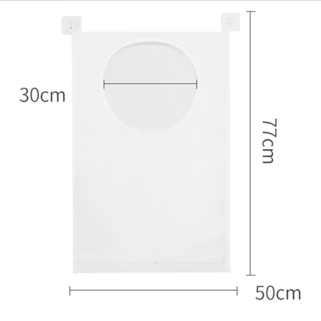 Sac de rangement pour vêtements sales, panier à cadre, seau pliable en maille pour linge, salle de b