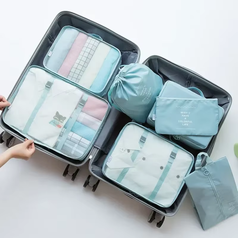 Sac de Voyage en Poudre pour Bagages, Couverture, Chaussures, Organisateurs, Valise, Cubes d'Emballa