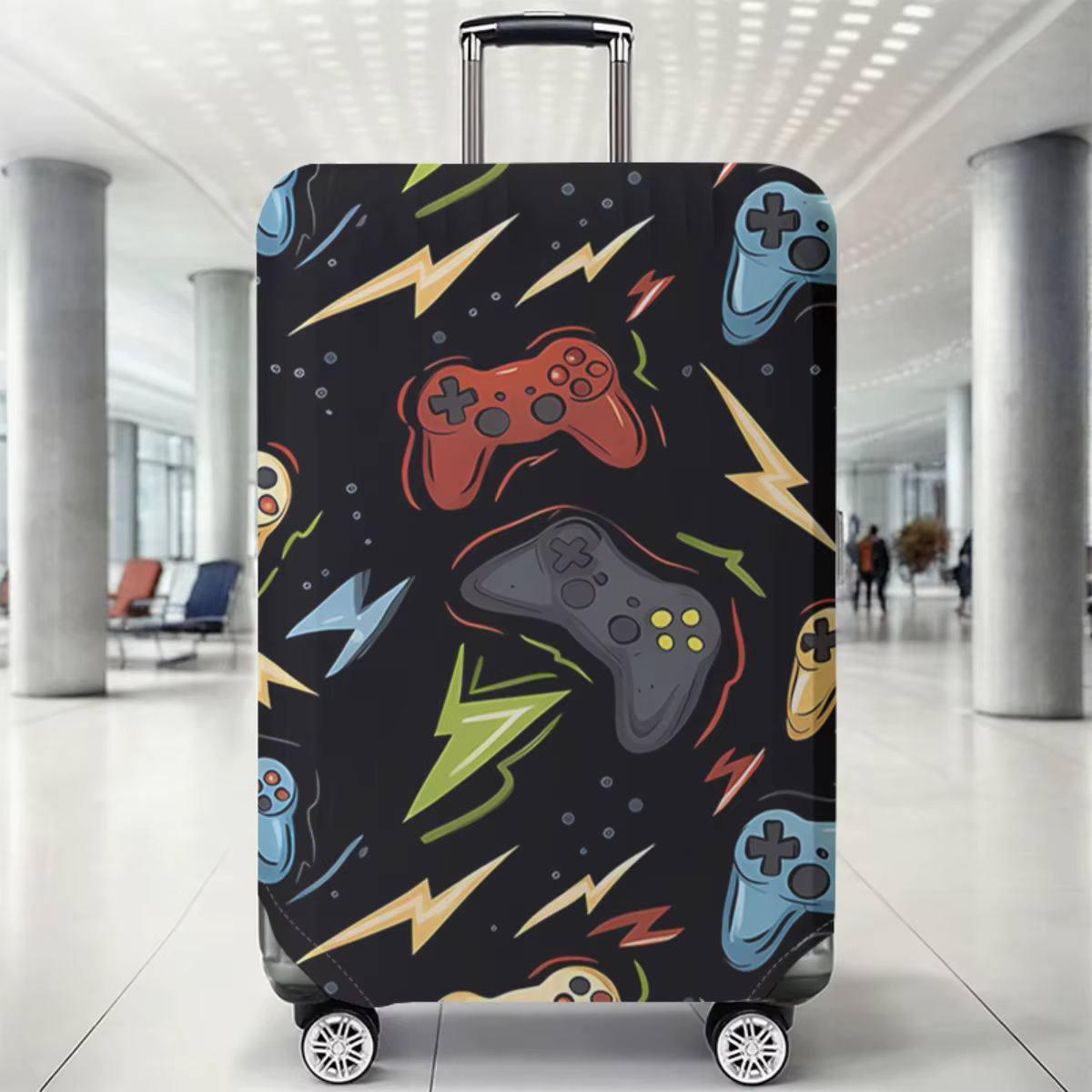Housse de protection pour bagages avec imprimé de dessin animé