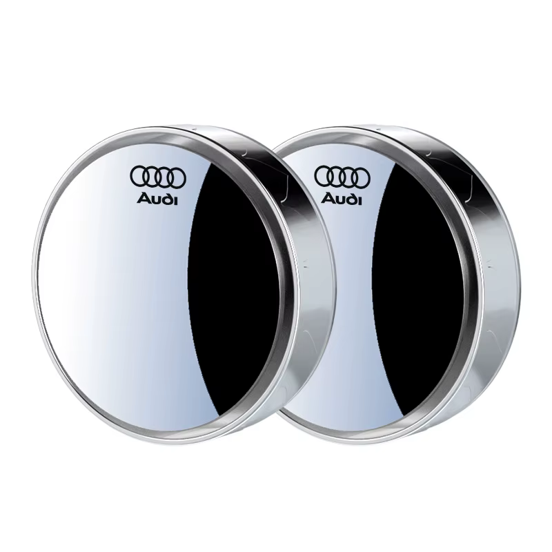 Rétroviseur de voiture Audi 360 °   Petits accessoires de rétroviseurs ronds pour Audi Sline A2 A3 A