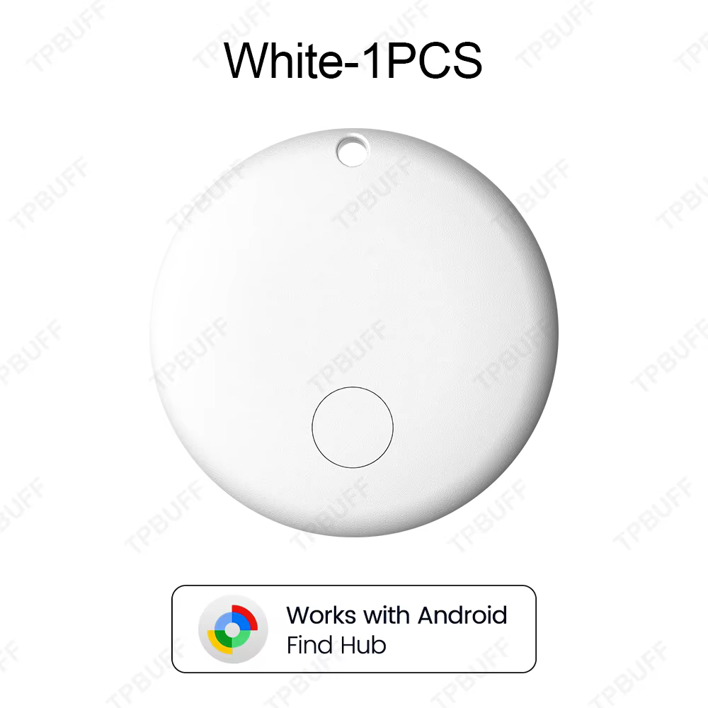 Traceur anti-perte Android pour Google Find My, localisateur vocal longue portée pour valises, clés,
