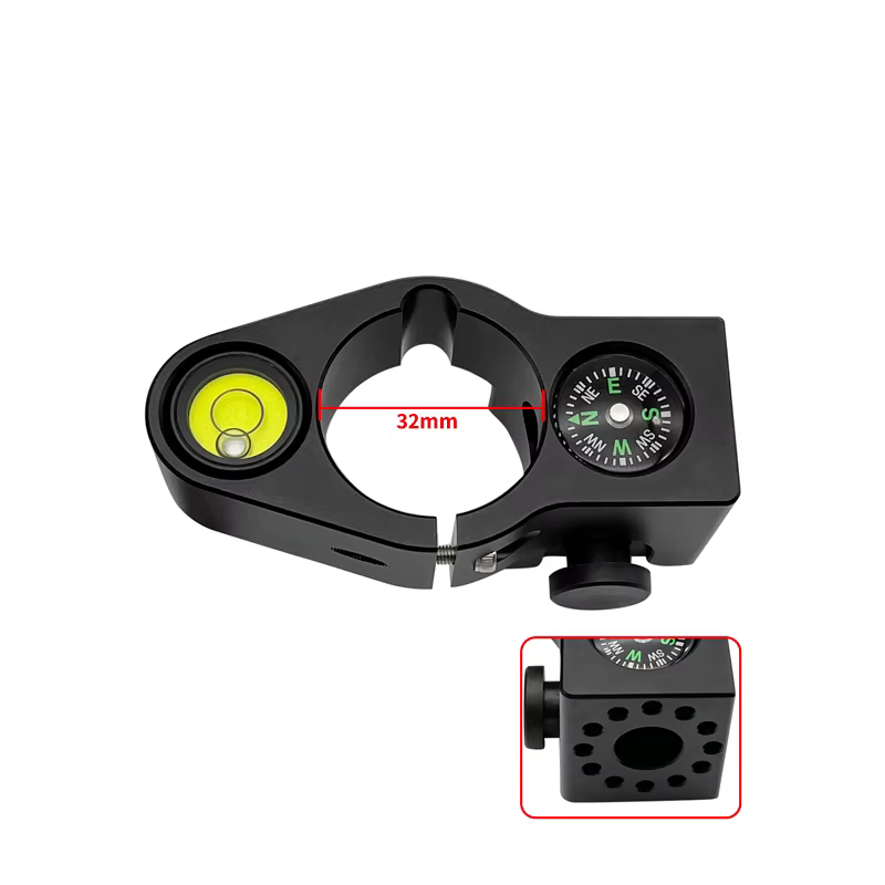 Support de fixation pour bâton de nivellement GNSS GPS de 32 mm et boussole de collecte de données
