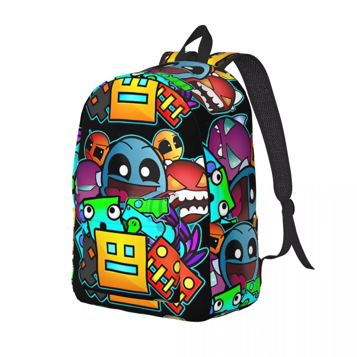 Géométrie Cube Gaming Dash sac à dos pour hommes femmes adolescent lycée affaires sac à dos ordinate