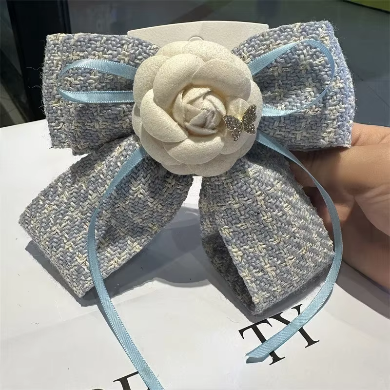 Broche à nœud rose pour femme, accessoire doux et élégant, épinglette trempée, flux de poitrine de r