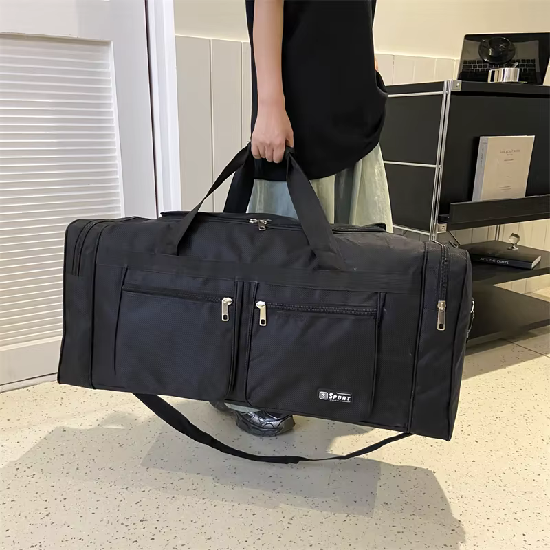 Sac polochon de voyage en Nylon pour femmes et hommes, sac à bagages à main, fourre-tout de grande c
