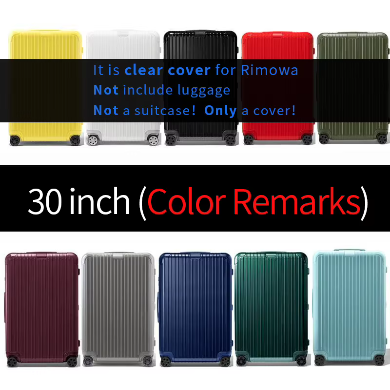 Housse transparente Applicable pour bagages essentiels Rimowa, housse transparente 21/26/30 pouces, 