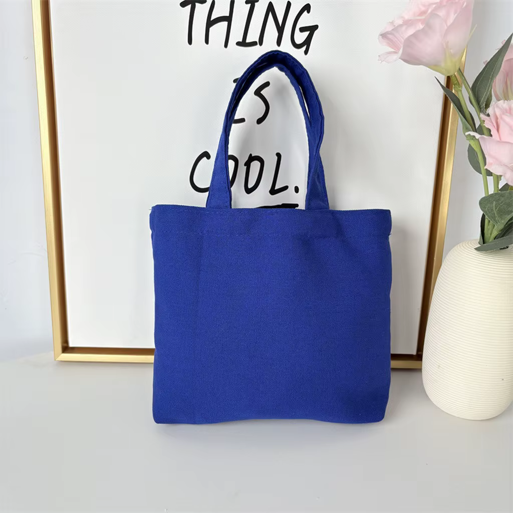 Sac cadeau, petit sac fourre-tout de couleur unie, sac fourre-tout portable pour le déjeuner, sac à 