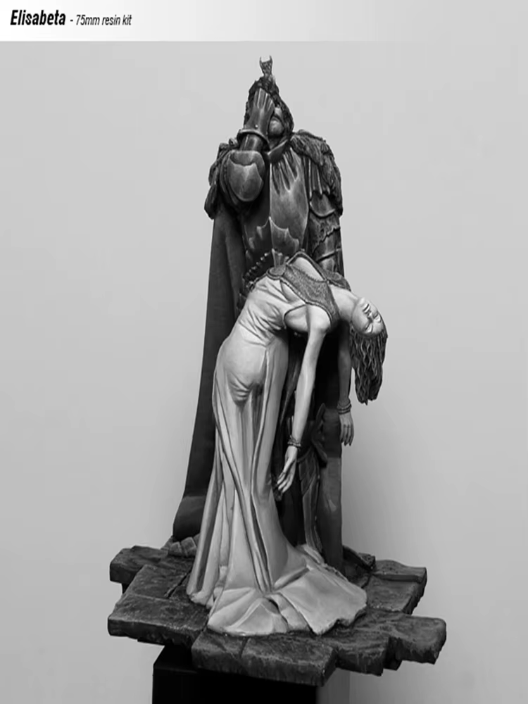 1/24 75mm Elisabeta, la naissance du Dracula soldat jouet résine modèle Miniature Kit non assemblé n