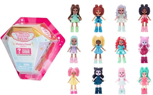 Figurine de mode royale High Fire Fairy avec code d'item virtuel, jouet de collection officiellement