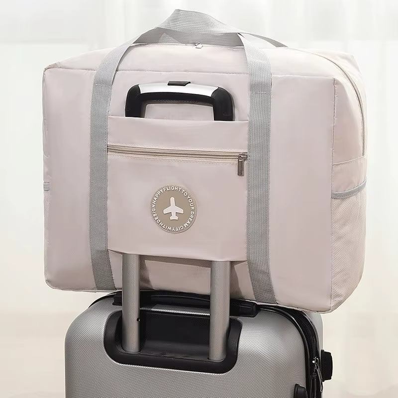 Sac de voyage pliable grande capacité pour avion, sac de rangement portable pour le sport et le fitn
