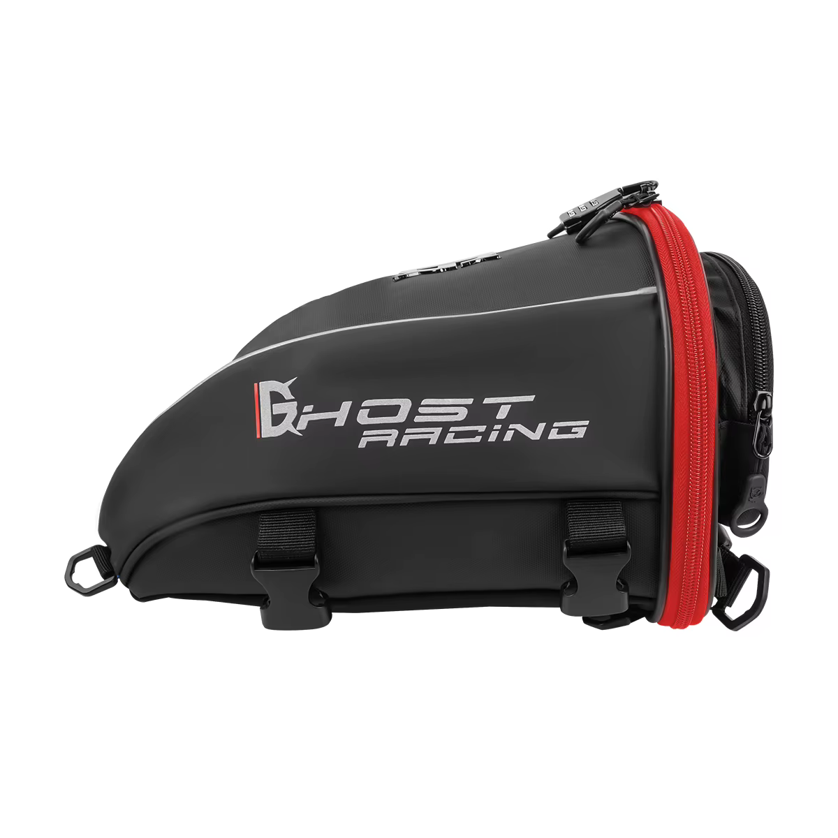 Sac de siège arrière de moto étanche, fibre de carbone, Bergame, coque rigide, rangement de voyage,
