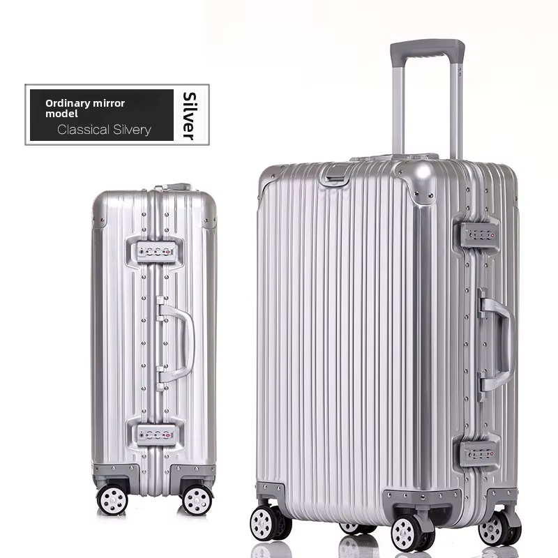 KLQDZMS Bagage de voyage de haute qualité en alliage d'aluminium et de magnésium, grande capacité, v