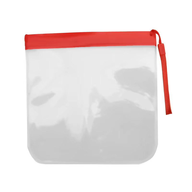 2 pièces de sacs de toilette transparents pour voyage, étanches, pour femmes, réutilisables, pour la