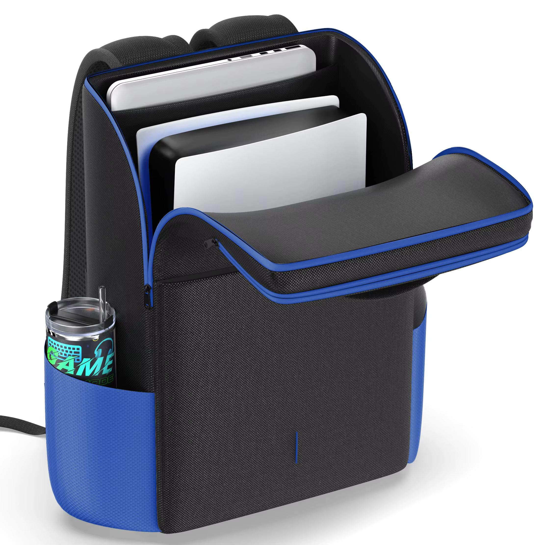 Sac à dos pour console PS5/Slim/Pro, sac de transport PS5 à protection intégrale, sac de rangement P