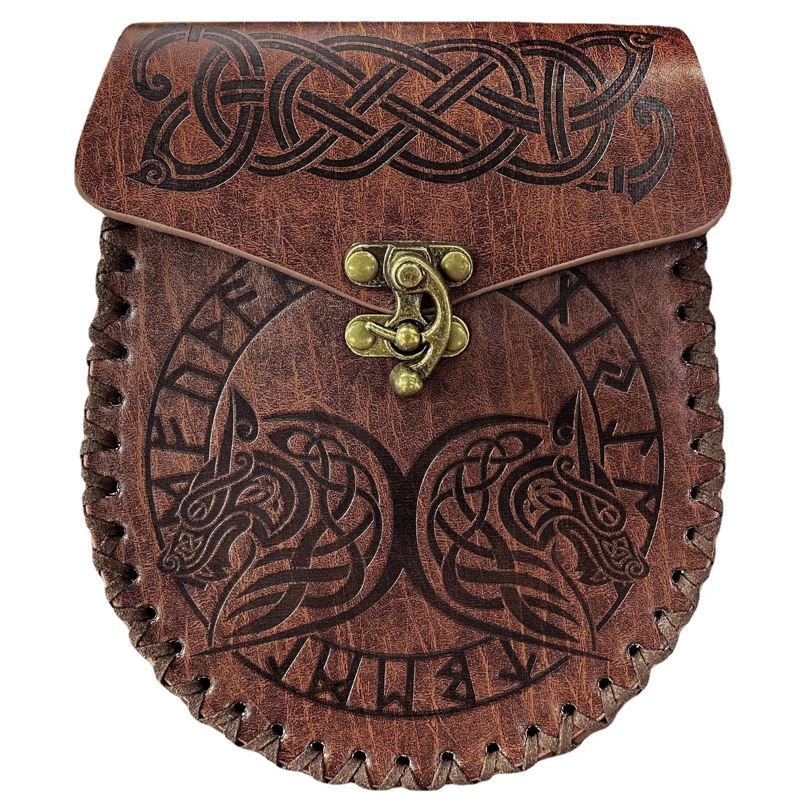 Sac Renaissance nordique en relief, sac de ceinture, accessoires de Costume Renaissance, sac de tail