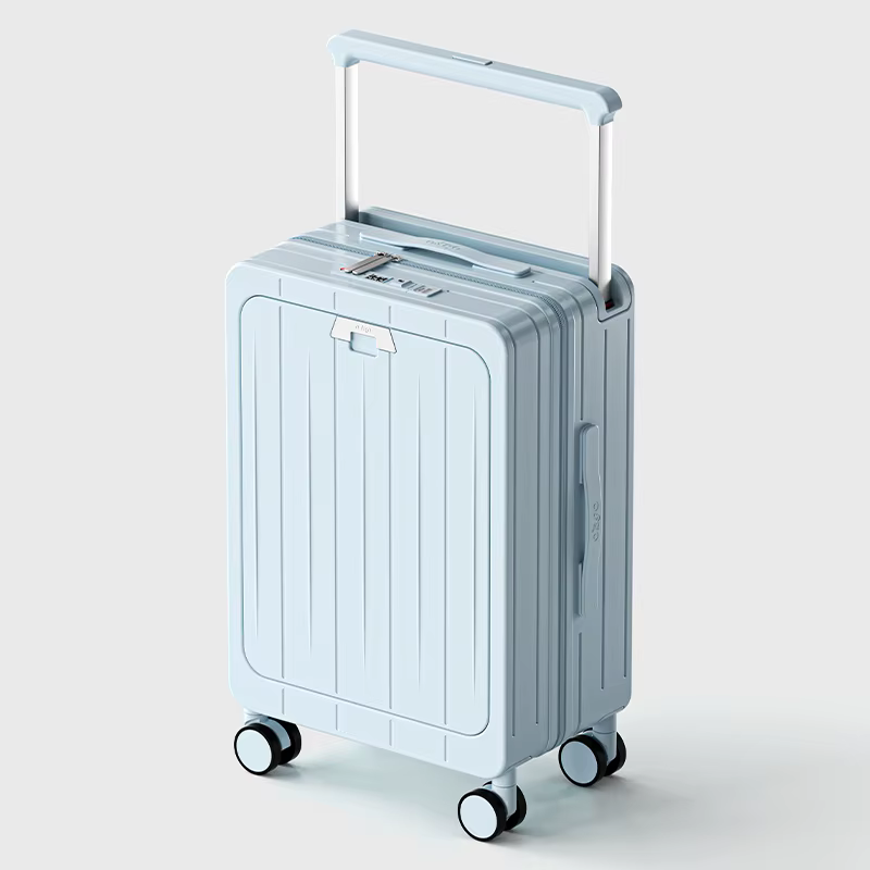 2025 nouveau porte-bagages renforcé Pc valise ouverte avant 20 24 pouces voyage d'affaires grand emb