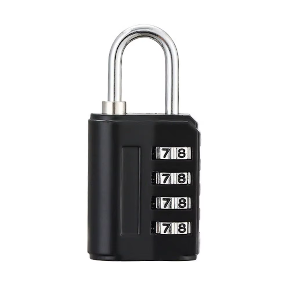 Serrure à Code de Sécurité Antivol pour Bagages, Cadenas à 4 Chiffres, Peintures de Voyage, Valise, 