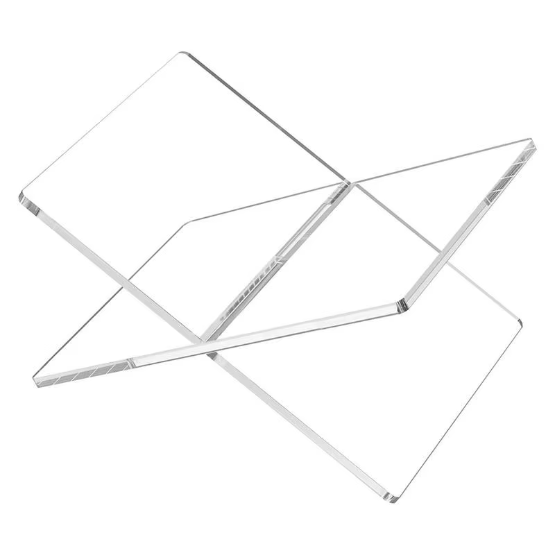 Support de livre en acrylique présentoir en forme de X pour livre de cuisine menu de recettes magazi