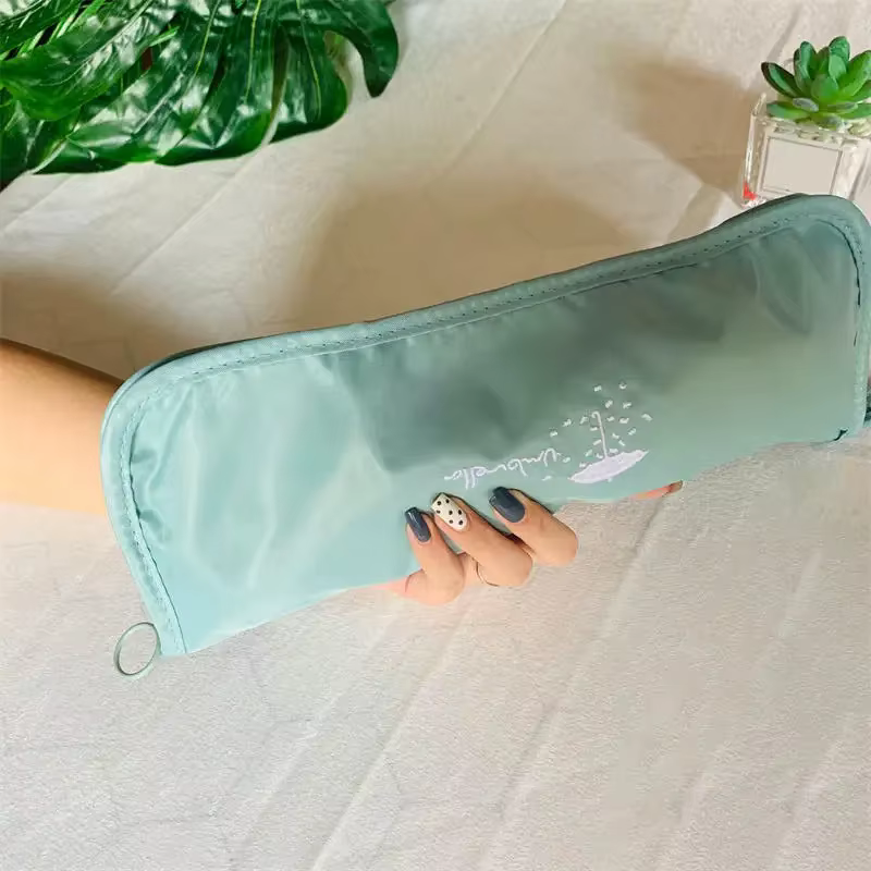 Sac de parapluie pliable et étanche, sac de rangement pour parapluie humide, sac absorbant, housse d