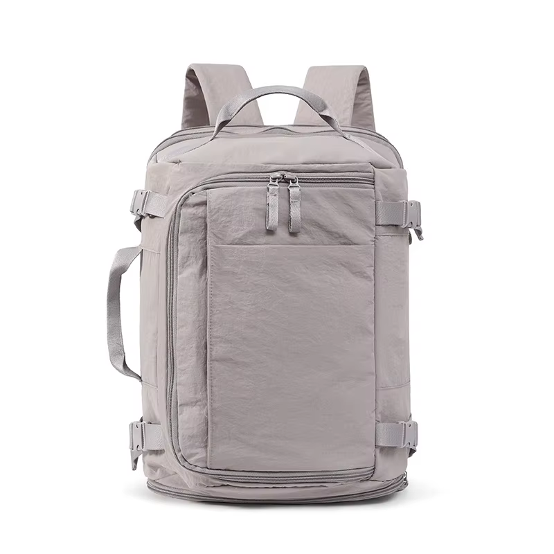 Sac à dos de voyage léger en nylon imperméable, grand compartiment extensible pour chaussures, sac à