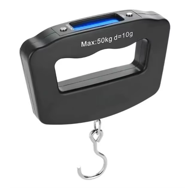 Balance à bagages numérique 50kg/10g, valise électronique Portable, pesée de voyage avec rétro-éclai