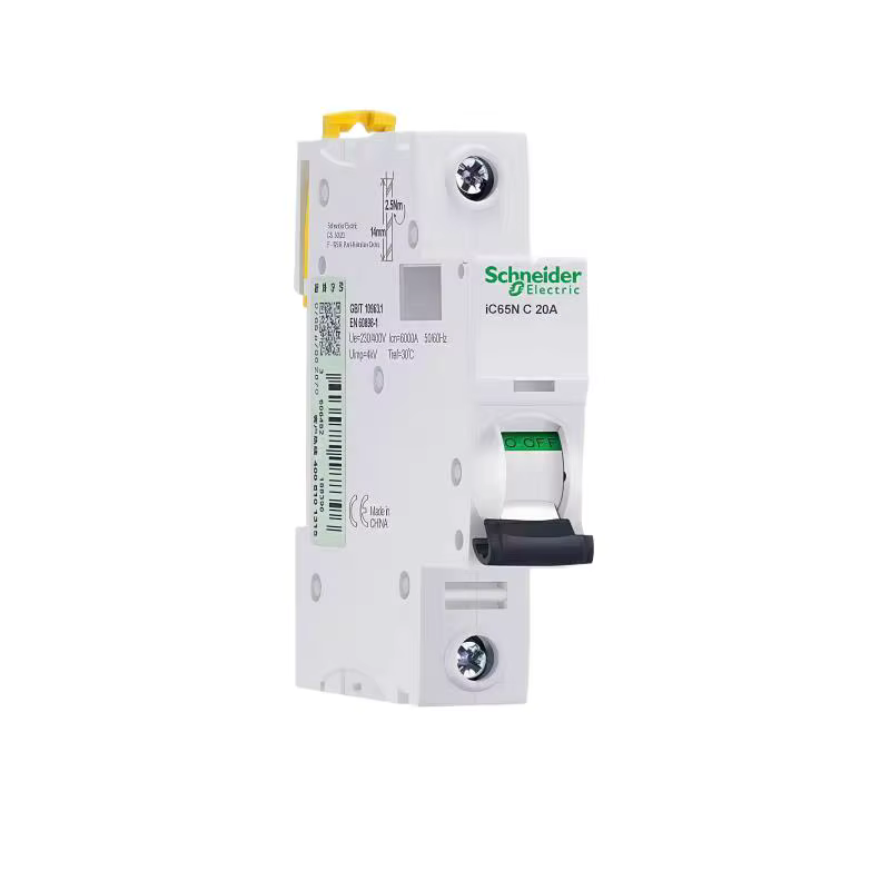 Schneider Acti9 iC65N 1P MCB disjoncteur Miniature C 1A 2A 4A 6A 10A 16A 20A 25A 32A 40A 50A 63A int