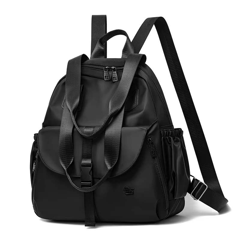 Sac à dos de banlieue élégant pour femmes, sacs à dos imperméables en Nylon pour dames, grand sac d'